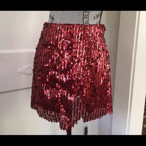 NWOT Free People sequin mini skirt